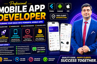 be your senior expert mobile app developer
