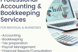 do accounting, bookkeeping, quickbooks, zoho books financial statements