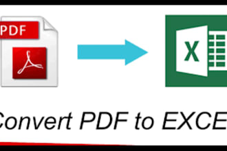 convert pdf file to excel