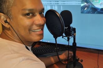 record a deep male voice in latin spanish