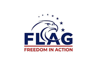 design modern election political campaign and patriotic logo
