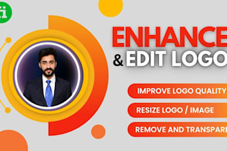 enhance and edit logo for you