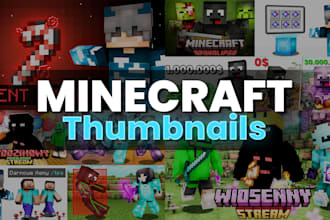 make the best minecraft thumbnail
