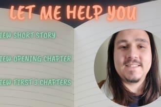 beta read your opening chapters or short story