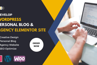 be perfect modern wordpress website developer, small business elementor website