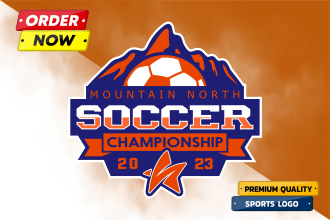 design stunning sports event, soccer club and team logo