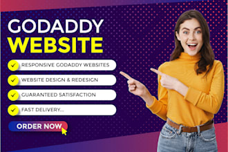 build your professional godaddy website design