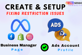 fix or set ads campaign facebook business manager, ad account