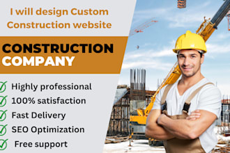 design contractor, construction, building, roofing and plumbing  website