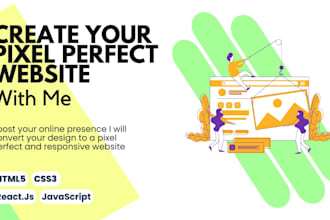 be your frontend developer with react
