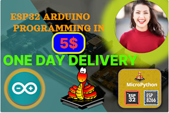 create arduino,esp32 projects in arduino and micropython