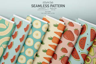 create seamless pattern textile prints fabric design