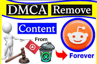 send notice to remove illegal content on reddit under dmca