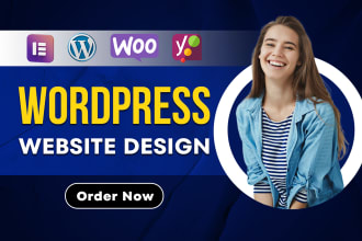 do wordpress website development, design or redesign wordpress blog website