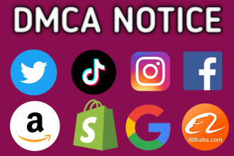 submit dmca takedown notice to copyright infringing content and leaked data