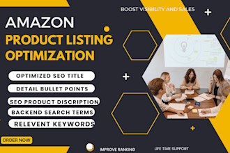 setup amazon optimized product description and copywriting