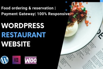 make restaurant catering services websites with wordpress