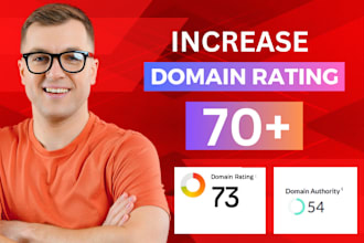 increase ahrefs domain rating DR, moz authority da 70 plus