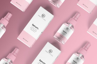 design creative product packaging and label