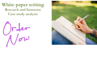 write exceptional white paper for you