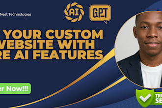 build ai website, business software, website development , ai saas