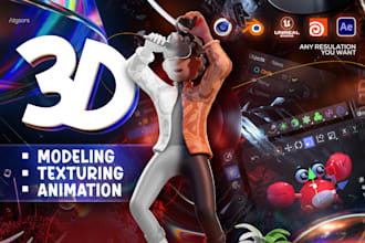 make commercial 3d product animation video