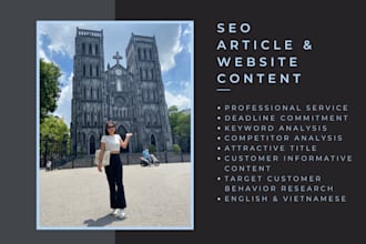 write professional blog post and SEO content