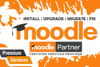 install, migrate, fix, upgrade premium moodle lms service