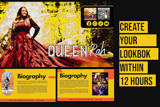 design your sponsor deck, lookbook,line sheet, sell sheet