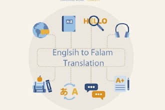offer english to falam chin translation service