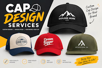 design a cap or hat for you