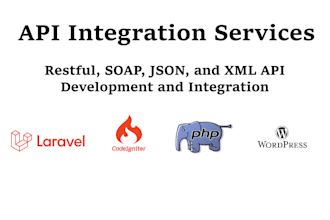 do api integration in php, laravel, codeigniter
