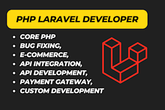 create custom web applications in PHP laravel