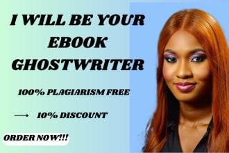 ghostwrite your non fiction book or ebook on any topic