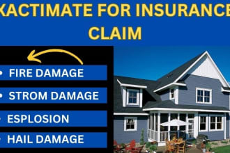 do xactimate estimate report for insurance claims