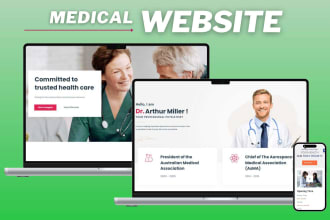create healthcare websites, medical websites, dental websites, doctor website