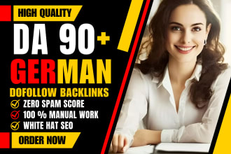 do quality link building via high da authority dofollow SEO german backlinks