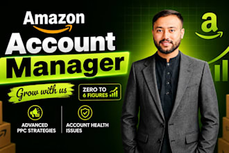 be your amazon account manager, amazon virtual assistant and fba consultant