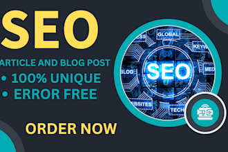 write 1500 words seo articles and blog posts for you