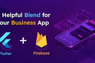 create app using flutter and firebase