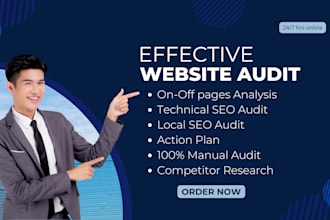 deliver in depth SEO website audit reports to uncover issues