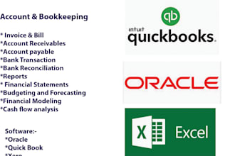 do financial statements, financial modelling, bank reconciliation, cash flow