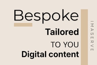 create tailored business flyer and content