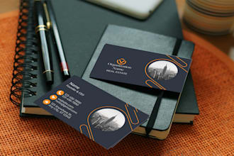 do minimalist luxury elegant business card design