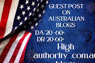write and publish seo guest post on australian blog high da,DR dofollow backlink