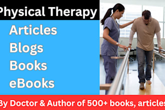 write physical therapy articles books ebooks