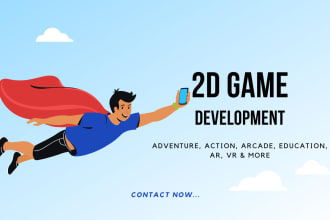 develop 2d game on unity game engine