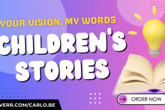 write fun childrens story book