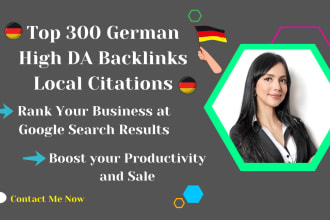 do top germany, USA and UK backlinks local citations and directory submissions