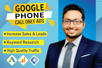 setup google phone call only ads adwords campaign